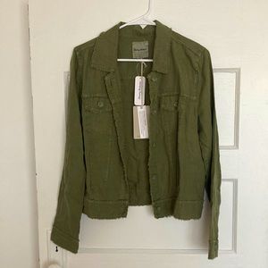 New with tags: Tommy Bahama Linen Green Jacket - Size M